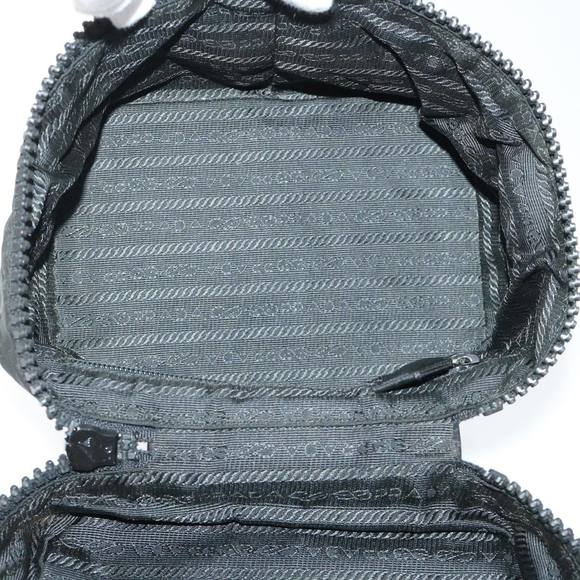 PRADA Vanity Cosmetic Pouch Nylon Black Auth bs8176 - Picture 10 of 16